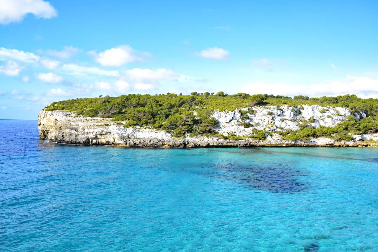playa romantica majorka plaża
