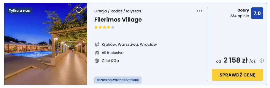 Filerimos Village tanie oferty