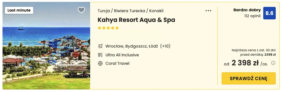 hotel Kahya Resort Aqua & Spa tanio