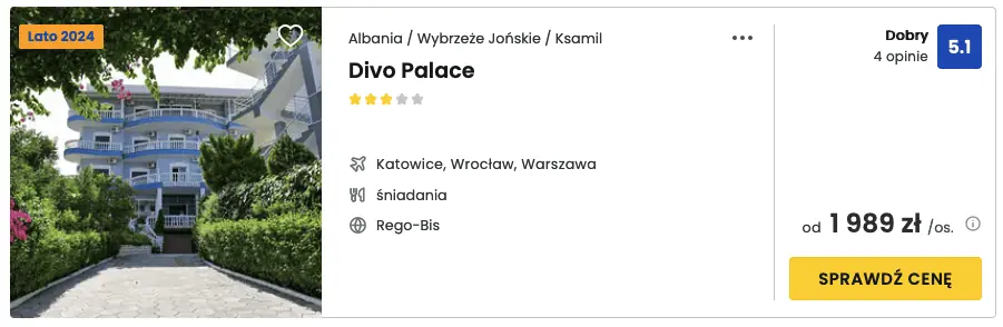 hotel divo palace ksamil