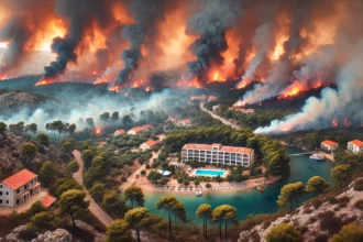 Chorwacja pożary: Gdzie się pali? Mapa zagrożeń 2024