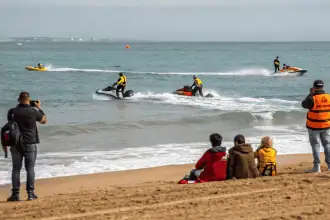 Panika na plaży na Majorce